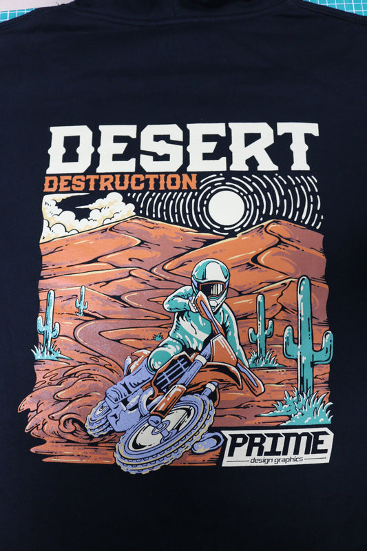 Desert Destruction Hoodie - Black