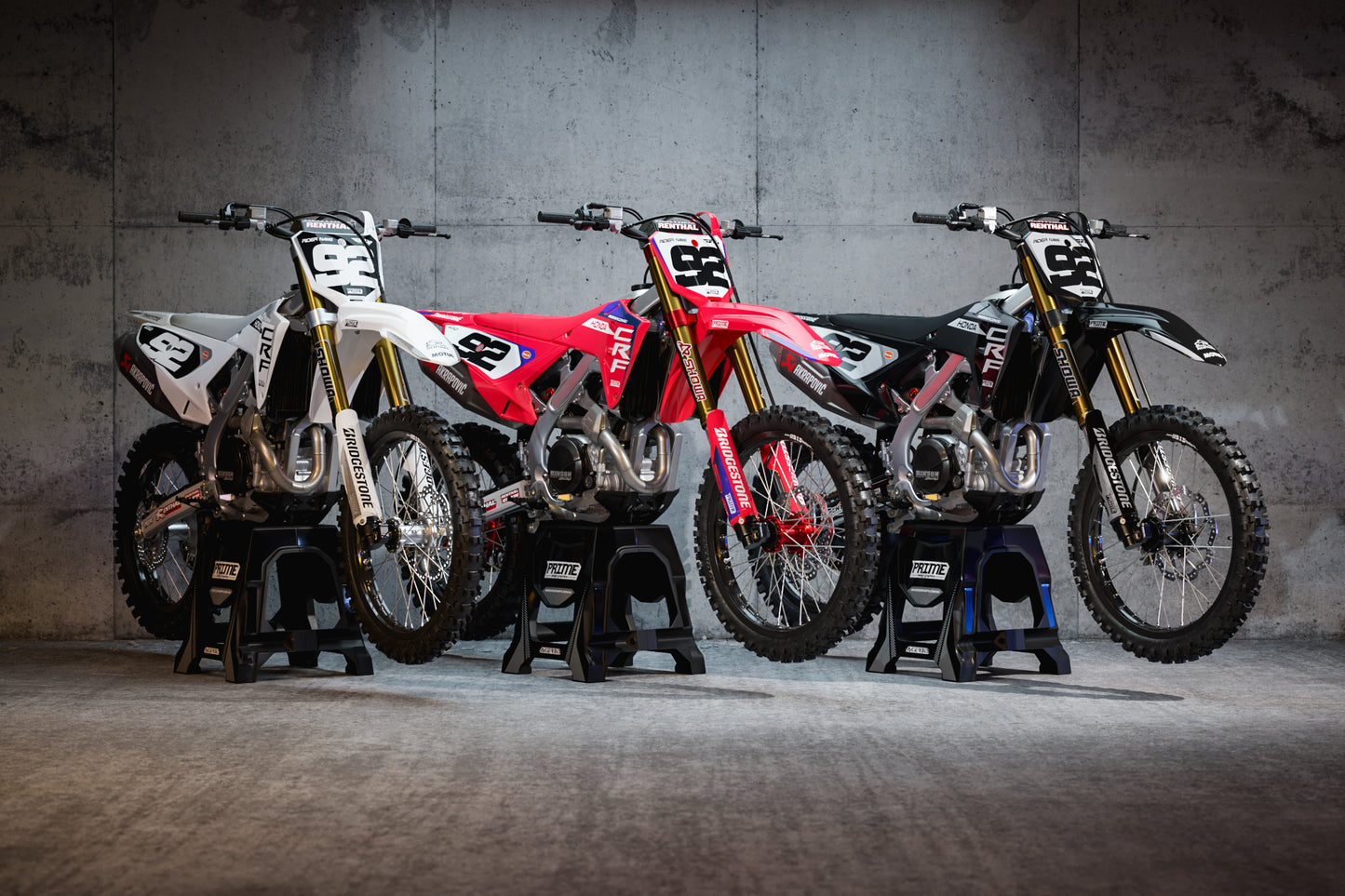 Corp 25 Black - Honda Mini Bike Full Graphics Kit