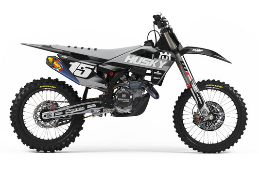 Oasis Black - Husqvarna Full Graphics Kit