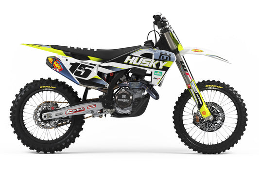 Oasis White - Husqvarna Full Graphics Kit