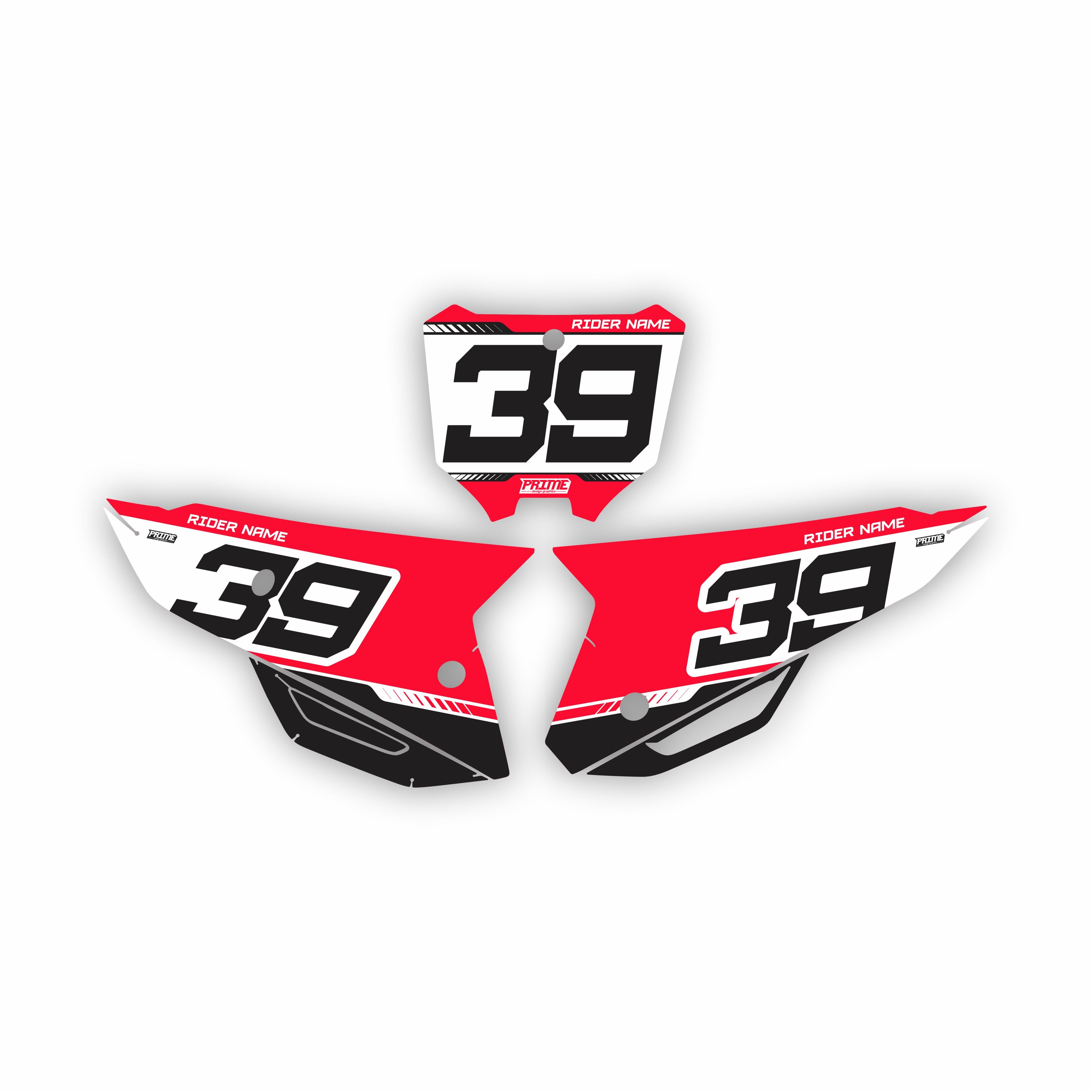 Lined - Honda Race Numbers – Prime Design Graphics