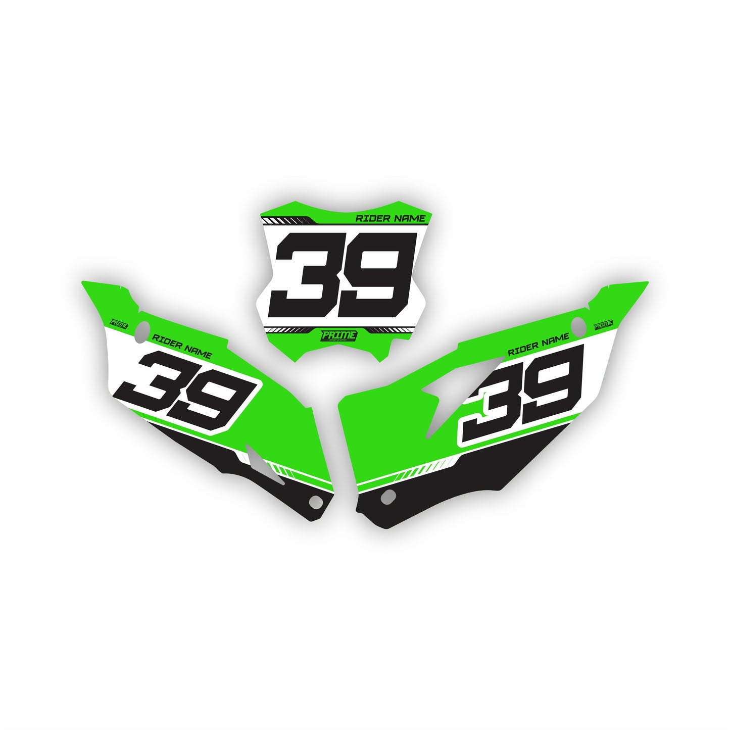 Lined - Kawasaki Race Numbers