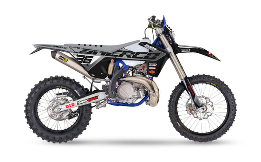 Disaster Black - Sherco Full Graphics Kit