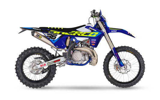 Disaster Blue - Sherco Full Graphics Kit