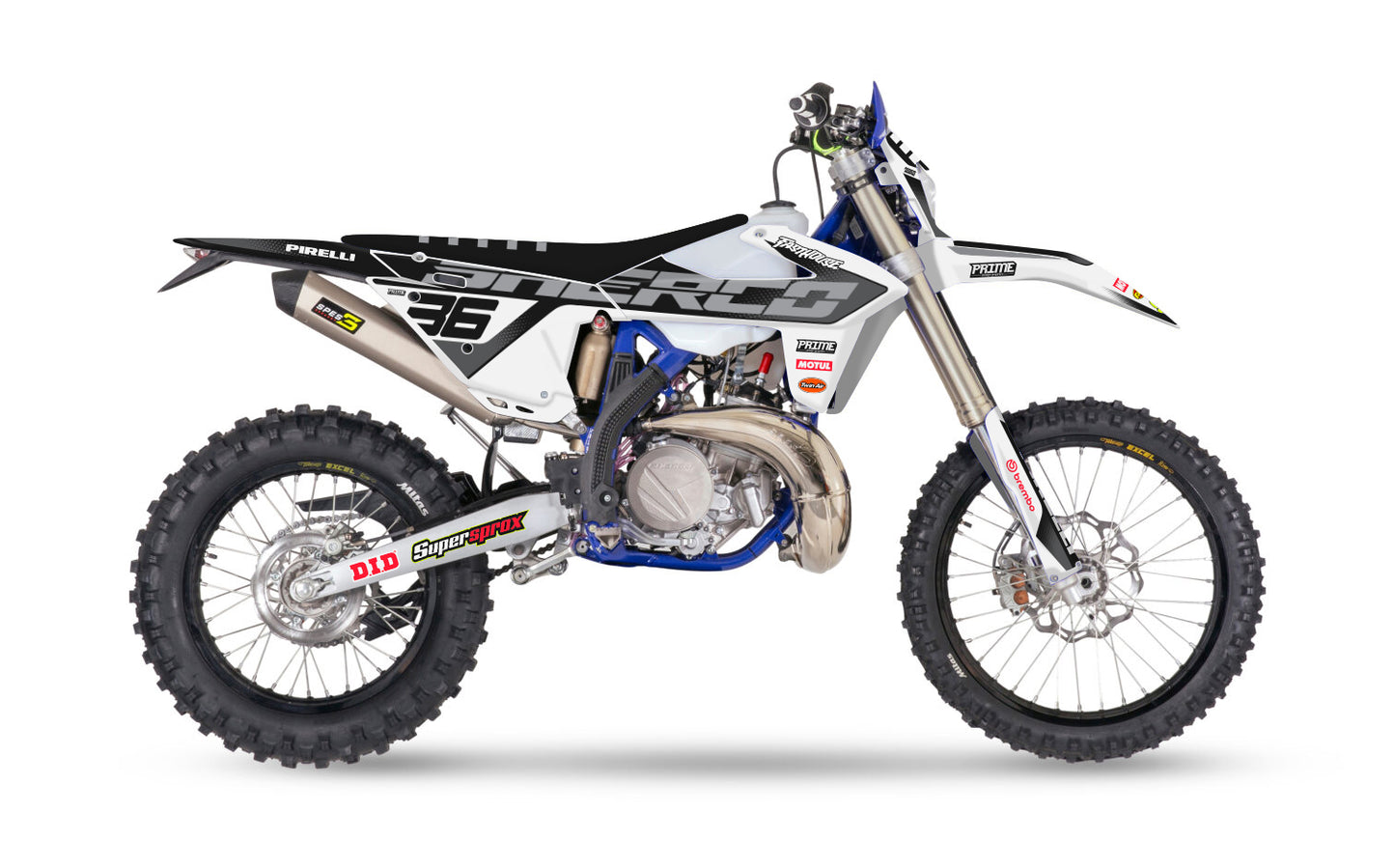 Disaster White - Sherco Full Graphics Kit