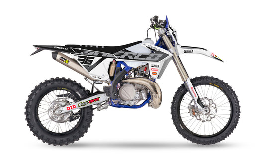 Disaster White - Sherco Full Graphics Kit