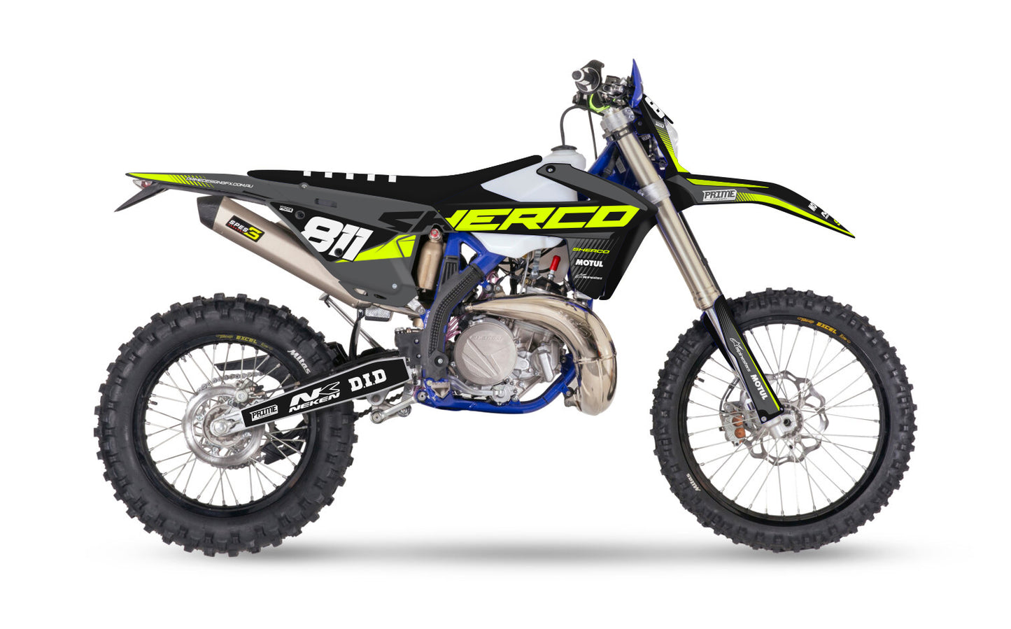 Estate Black - Sherco Full Graphics Kit