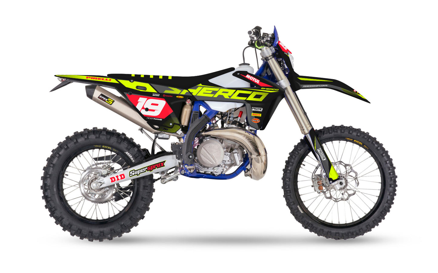 Special Black - Sherco Full Graphics Kit