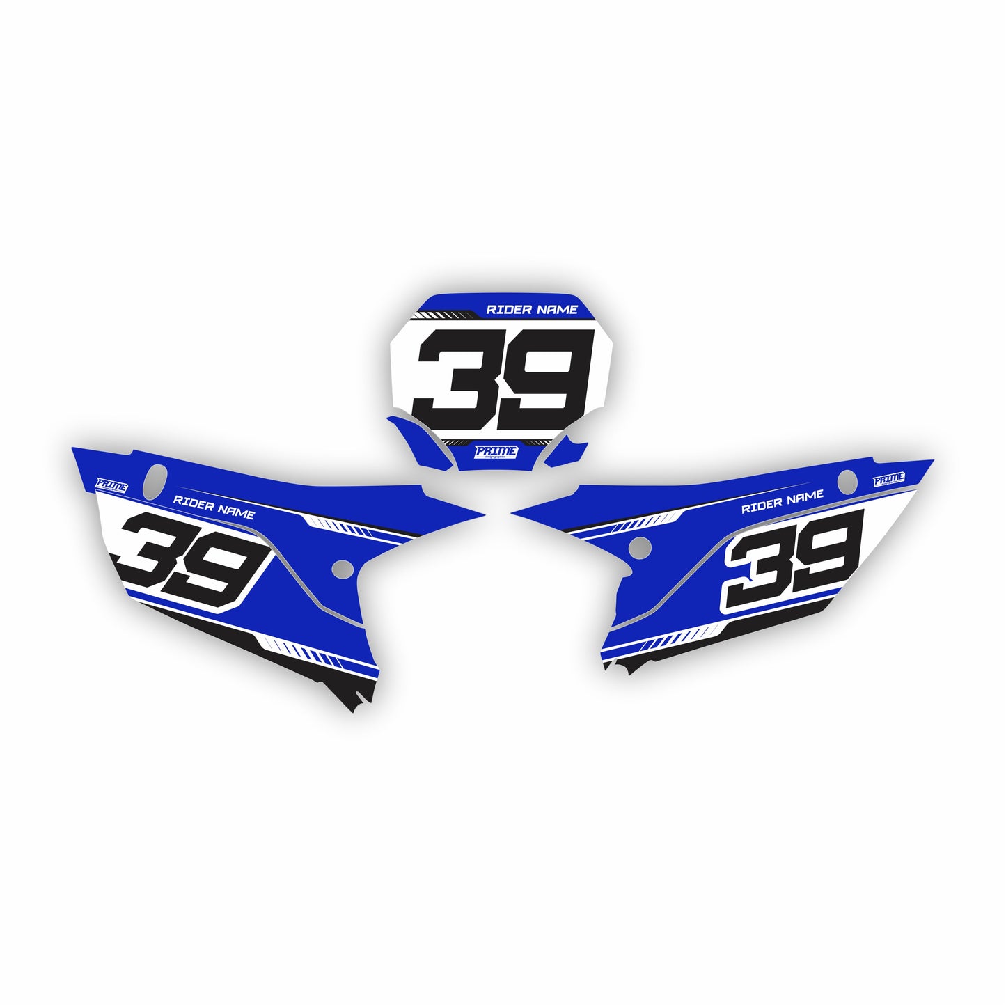 Lined - Yamaha Race Numbers