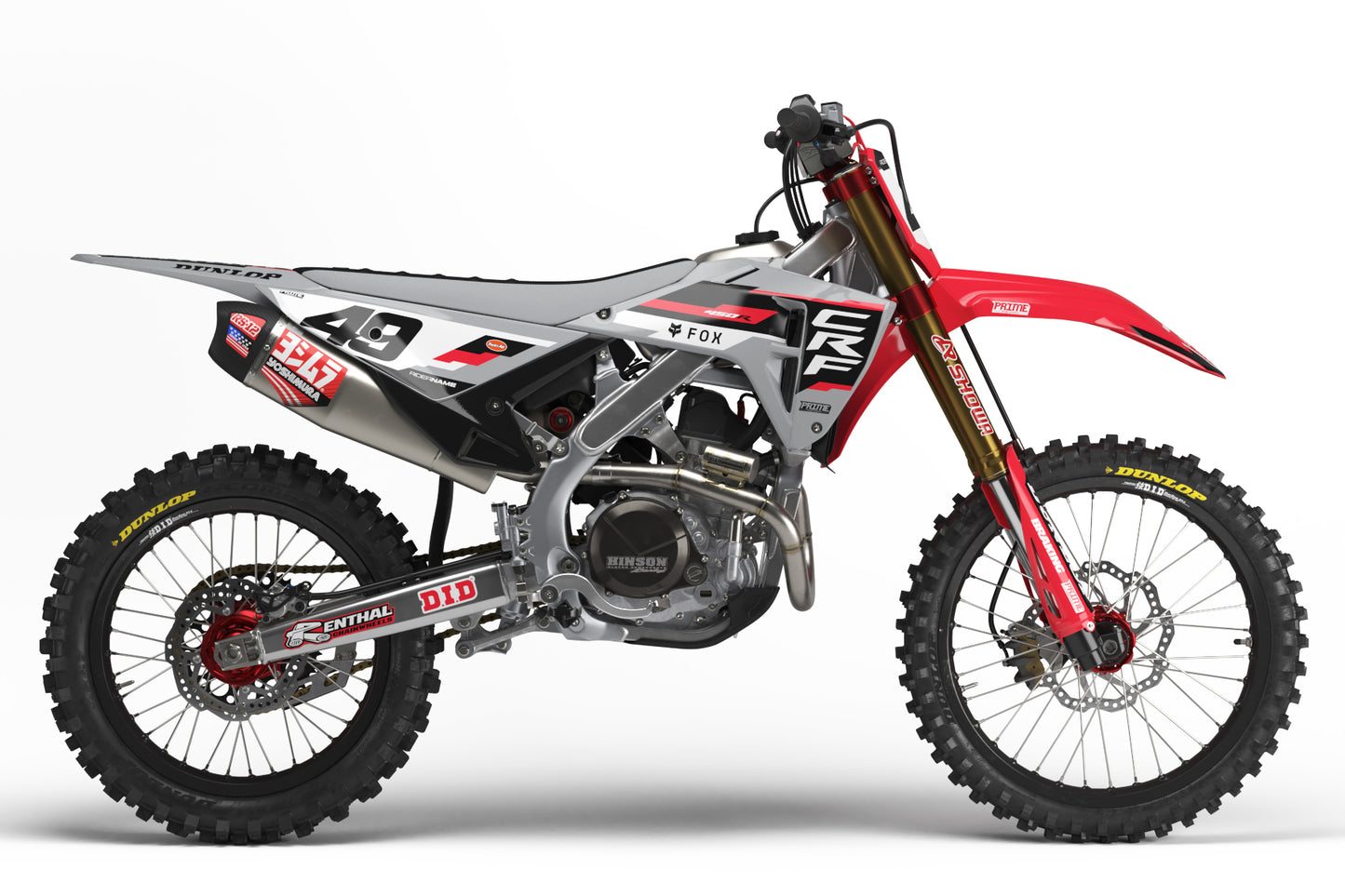 Dawn Grey - Honda Full Graphics Kit