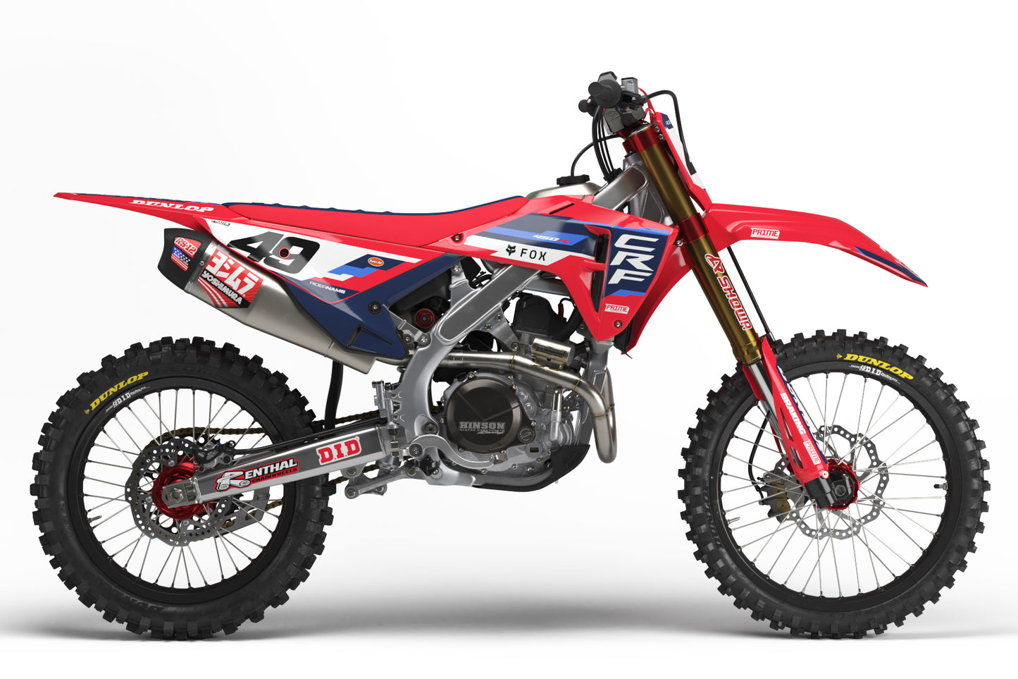 Dawn Navy - Honda Full Graphics Kit