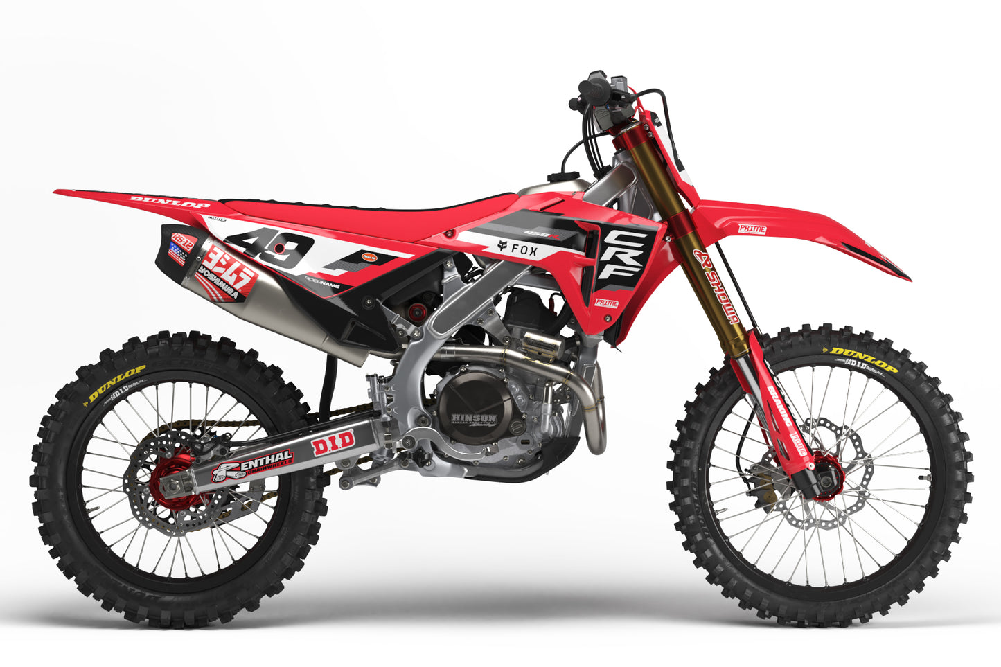 Dawn Red - Honda Full Graphics Kit
