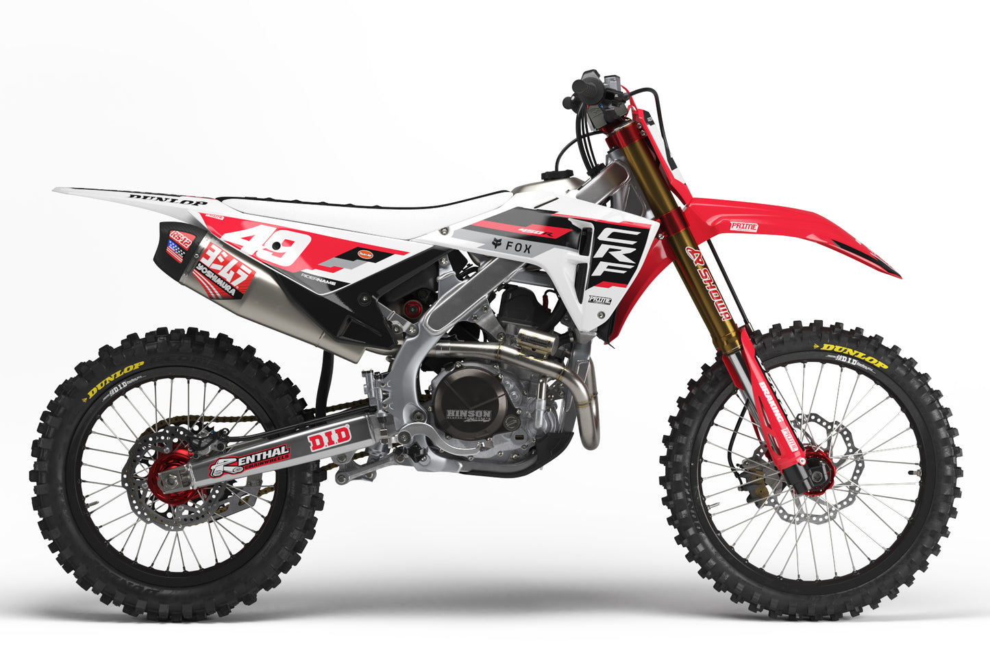 Dawn White - Honda Full Graphics Kit
