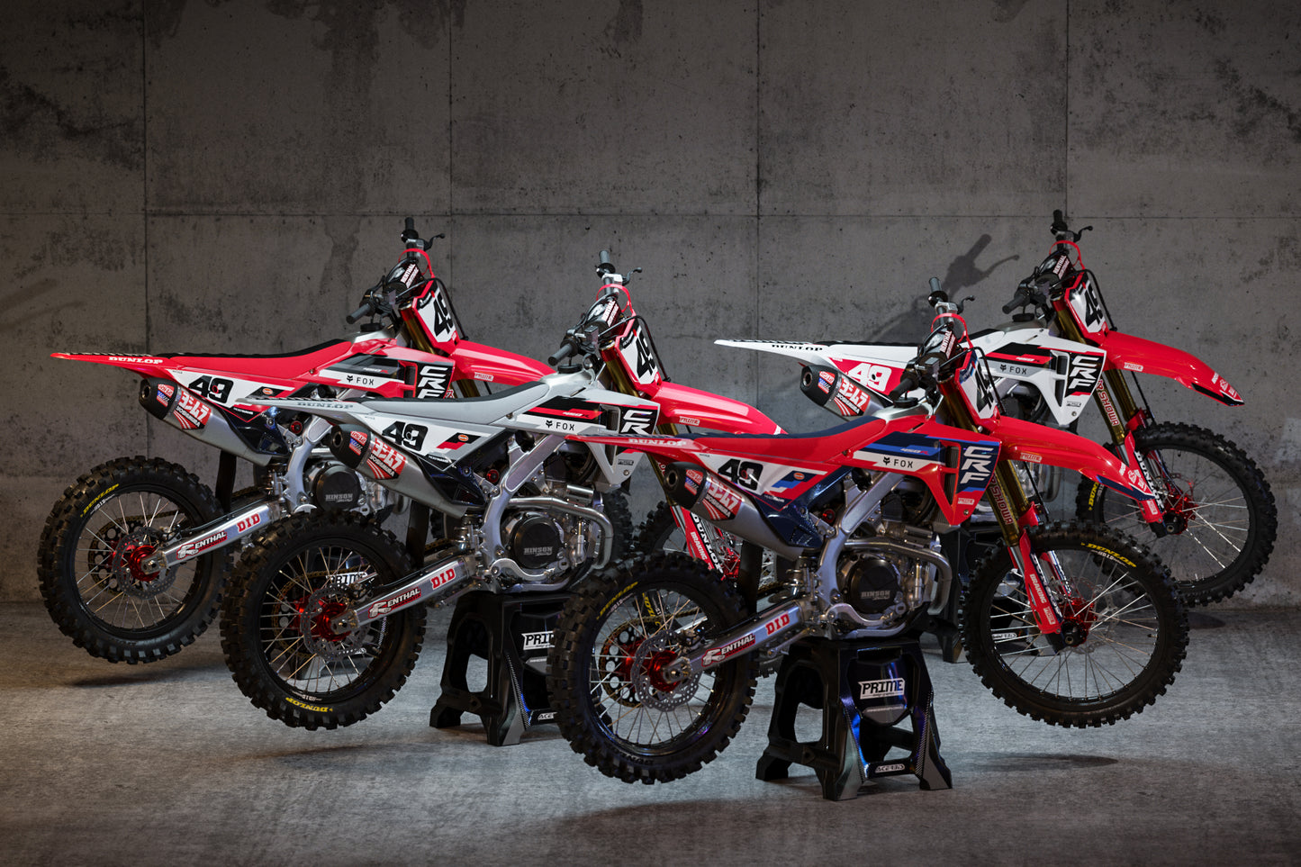 Dawn Red - Honda Full Graphics Kit