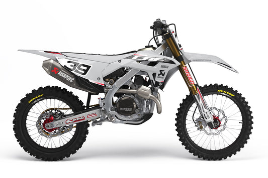 Lined Grey - Honda Mini Bike Full Graphics Kit