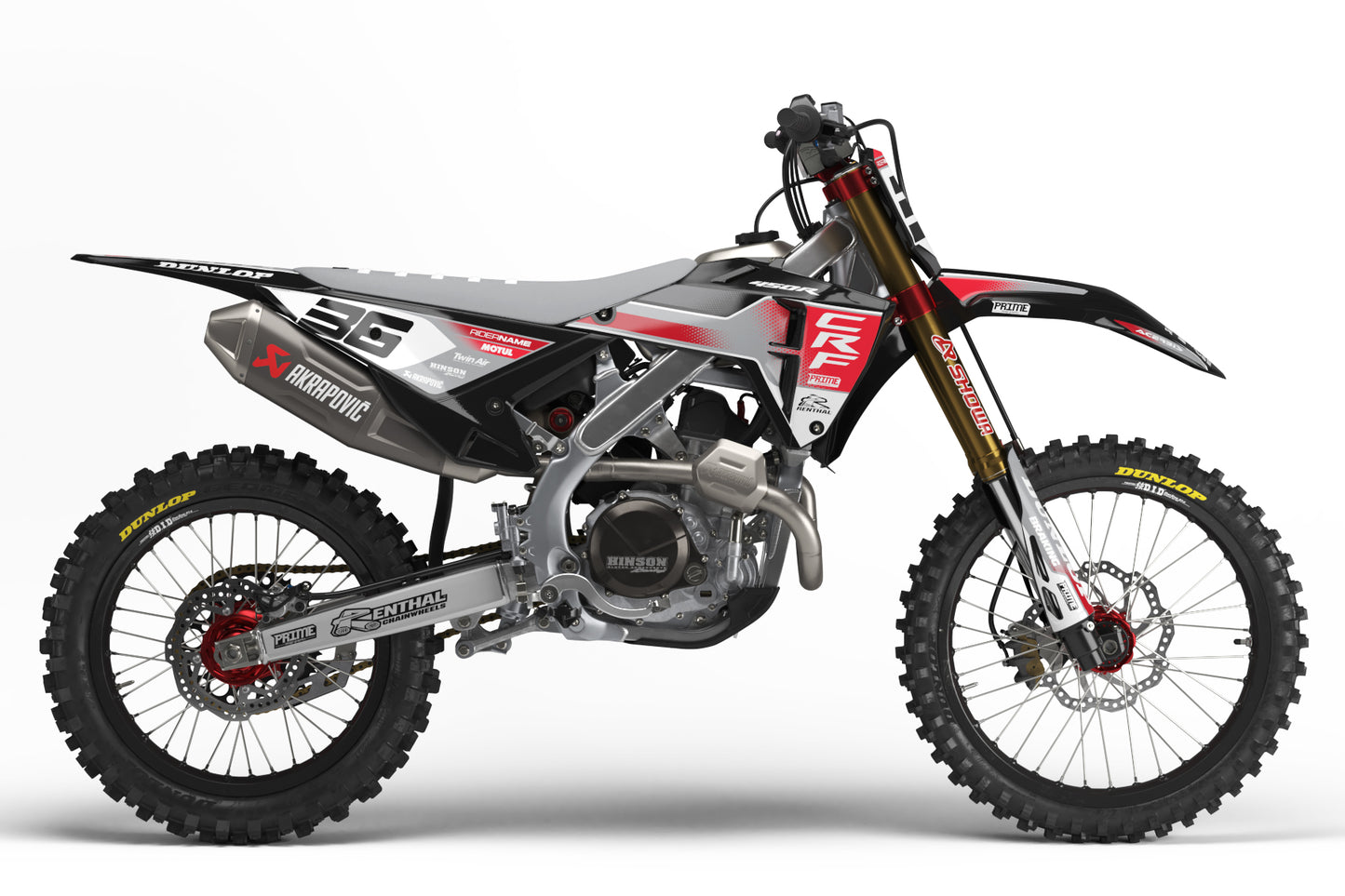 Mast Black - Honda Full Graphics Kit