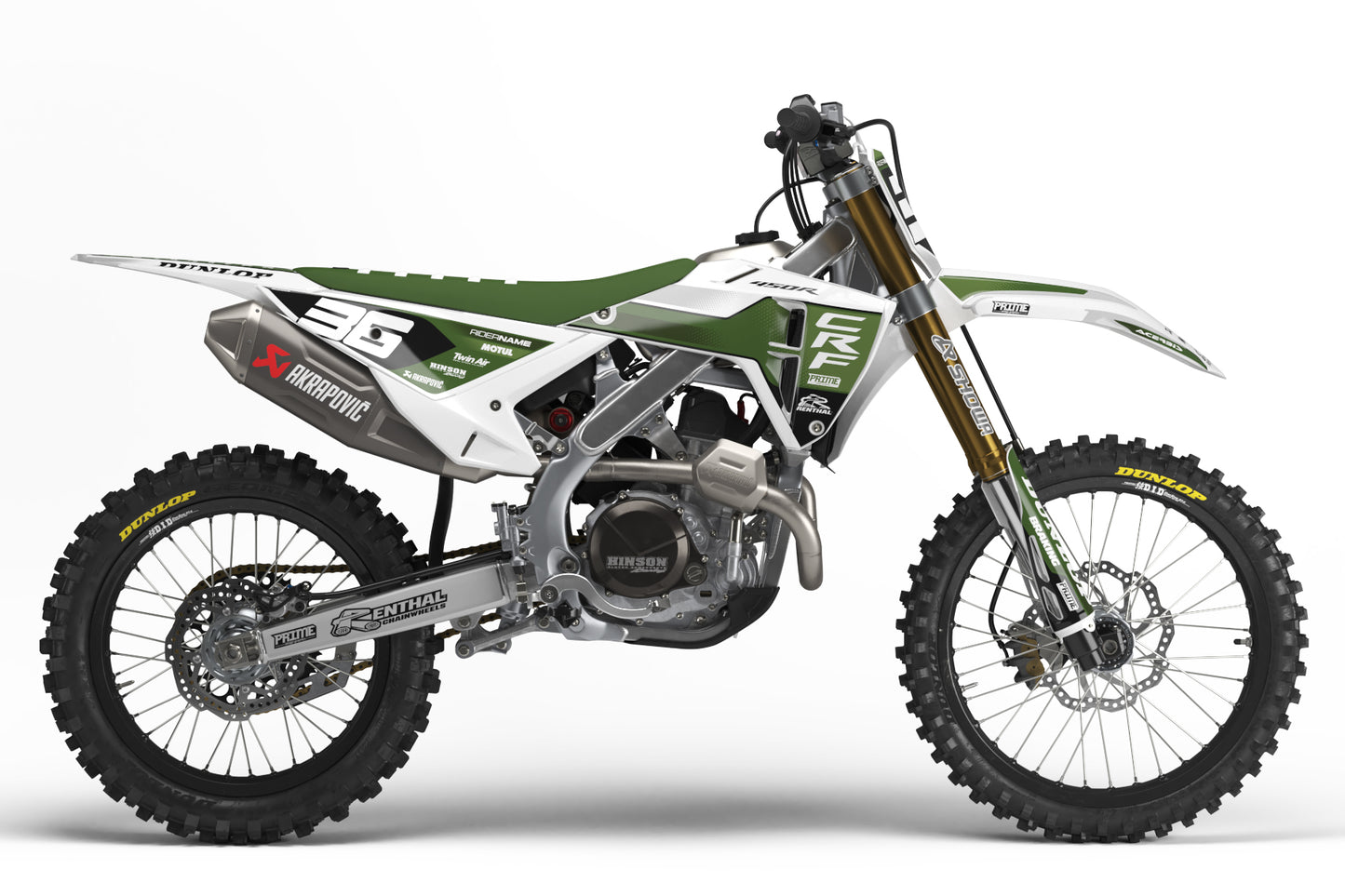 Mast Khaki - Honda Full Graphics Kit