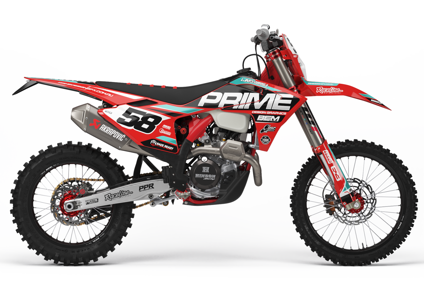 Acid Red - GasGas Mini Bike Full Graphics Kit