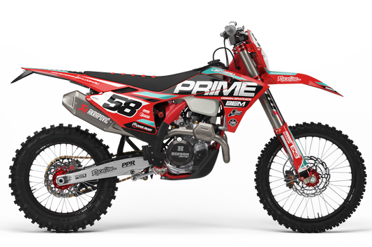 Acid Red - GasGas Mini Bike Full Graphics Kit