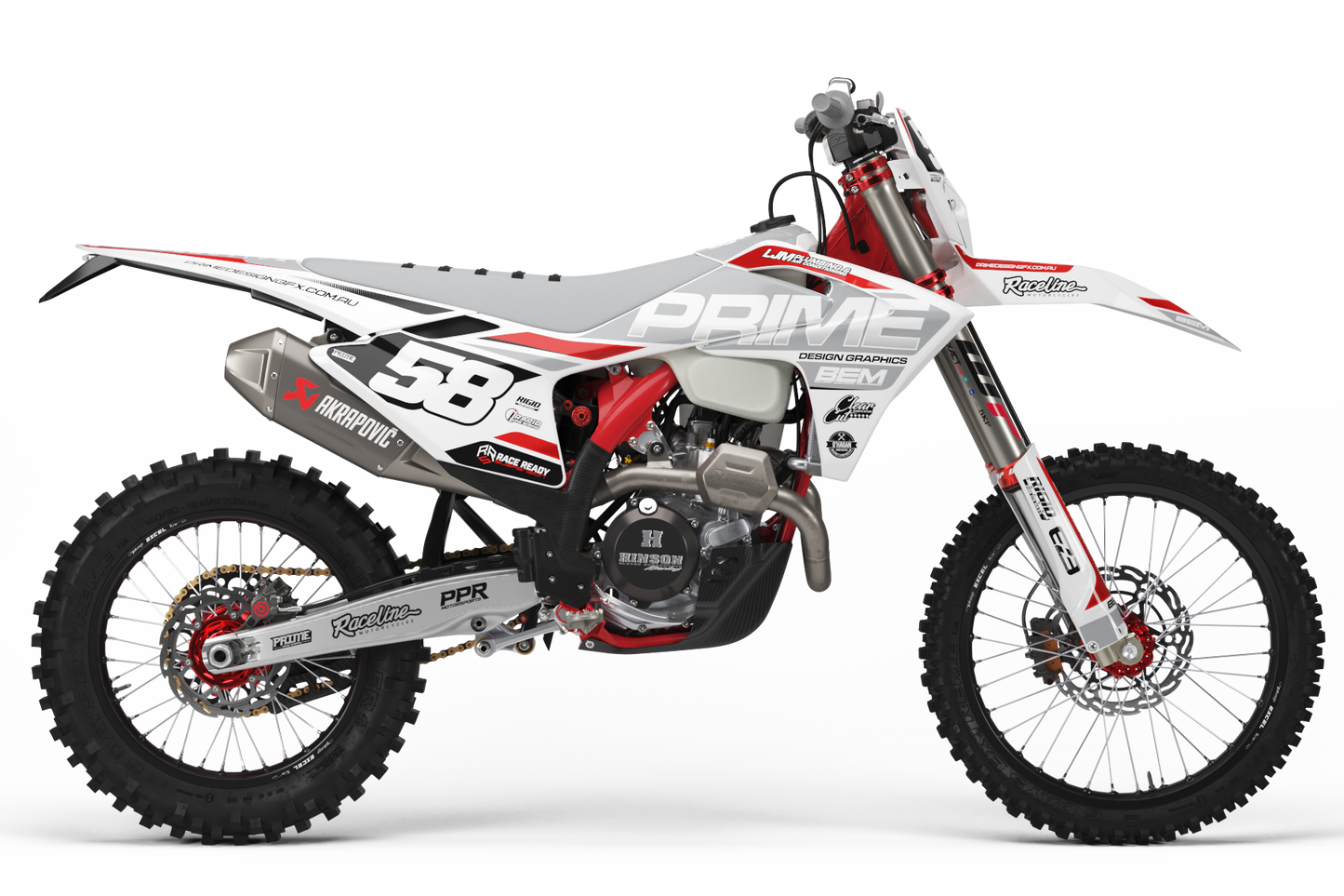 Acid White - GasGas Mini Bike Full Graphics Kit