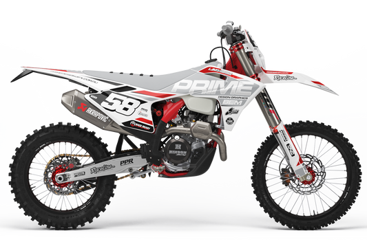 Acid White - GasGas Mini Bike Full Graphics Kit