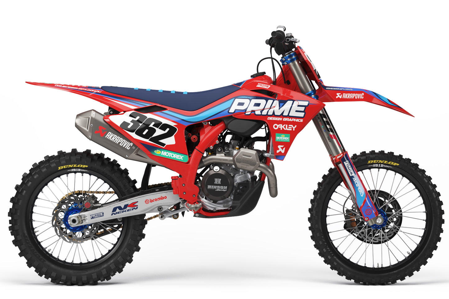 Stockade Navy - GasGas Mini Bike Full Graphics Kit