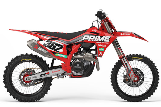 Stockade Red - GasGas Mini Bike Full Graphics Kit