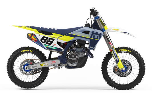 Direct Yellow - Husqvarna Full Graphics Kit