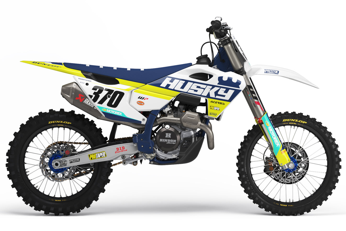 Form White - Husqvarna Full Graphics Kit