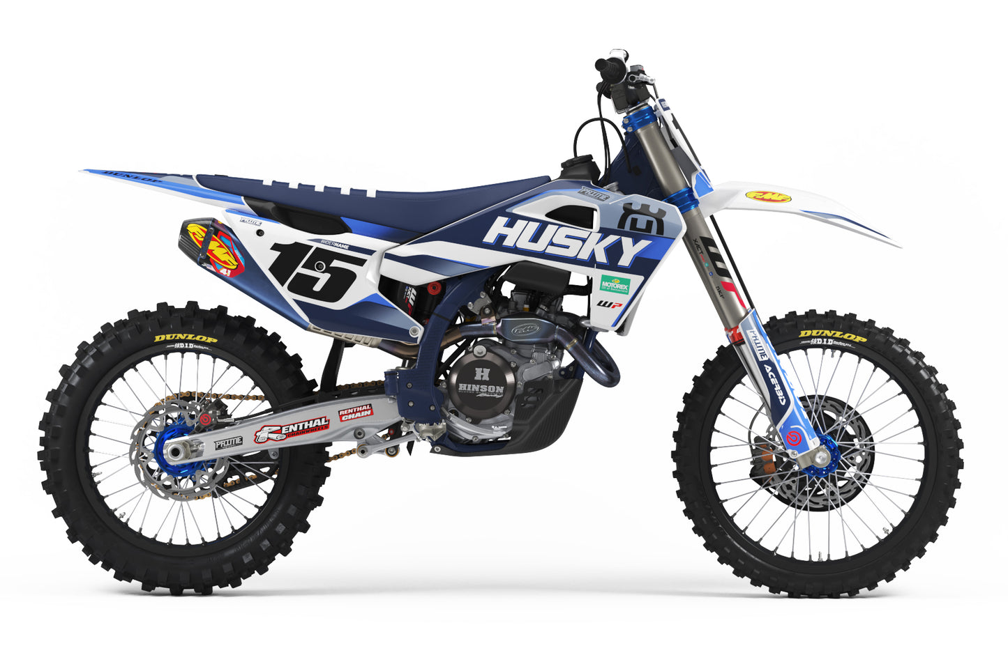 Oasis Navy - Husqvarna Full Graphics Kit