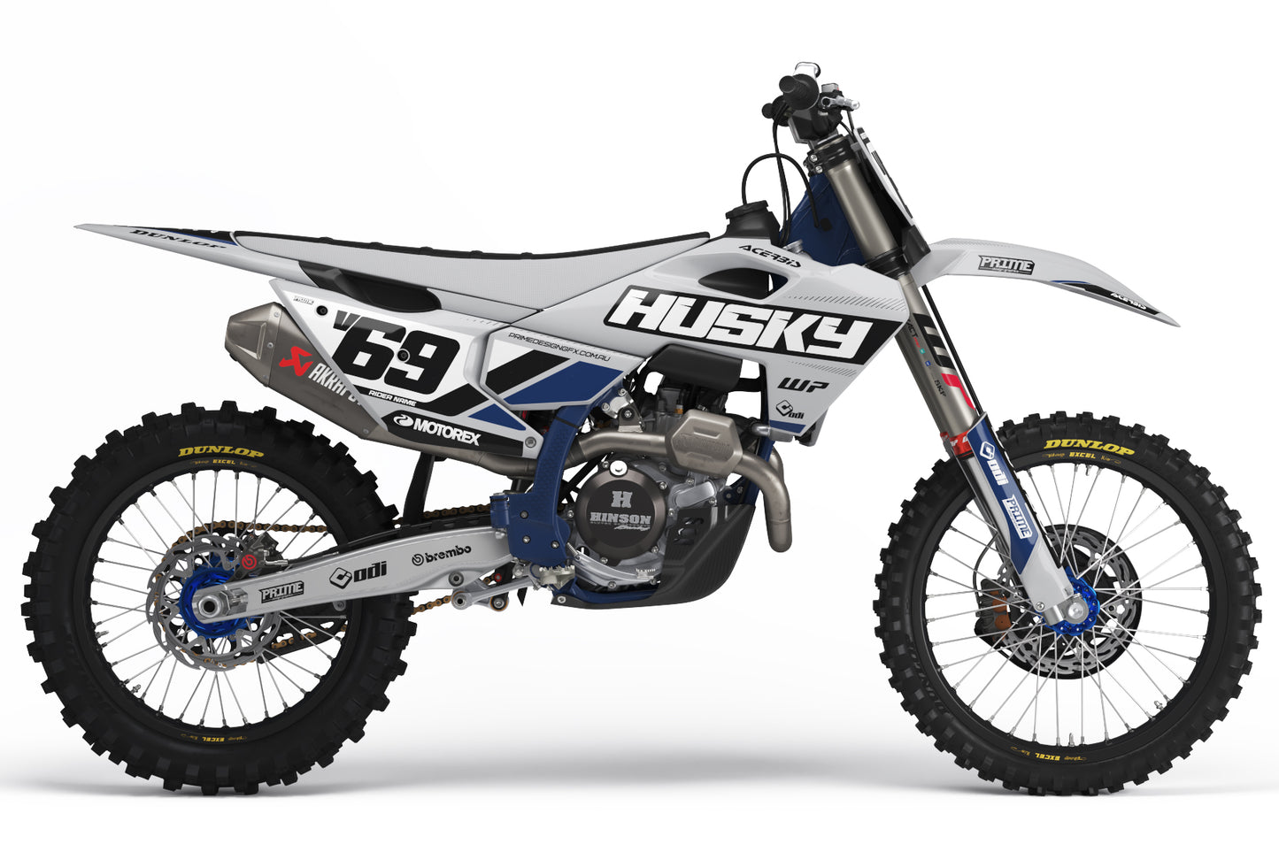 Pilot Grey - Husqvarna Full Graphics Kit