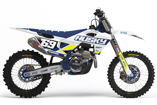 Pilot White - Husqvarna Full Graphics Kit