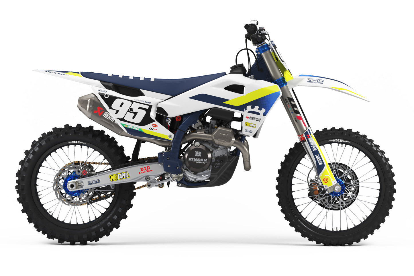 Pioneer 25 White - Husqvarna Full Graphics Kit