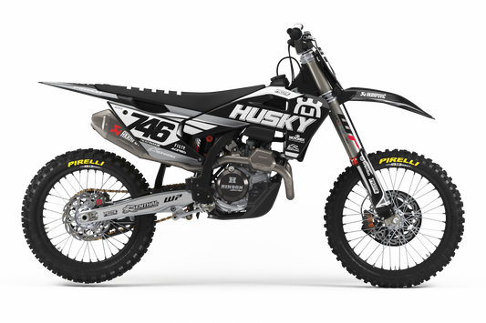 Rapid Black - Husqvarna Full Graphics Kit