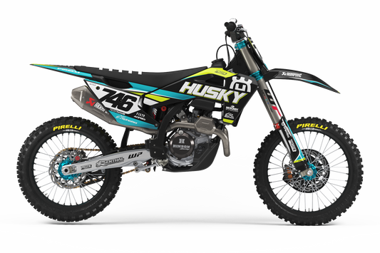Rapid Teal - Husqvarna Full Graphics Kit