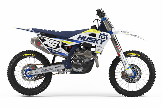 Rapid White - Husqvarna Full Graphics Kit