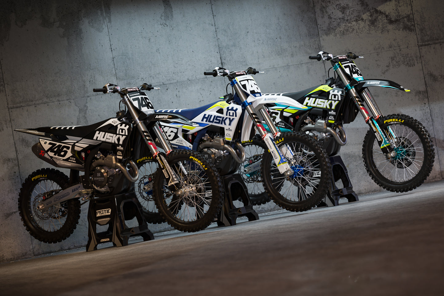 Rapid Teal - Husqvarna Full Graphics Kit