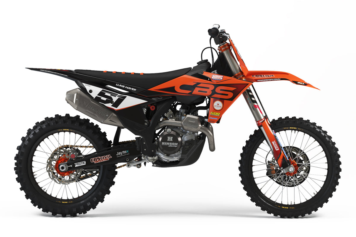 CBS 25 Black - KTM Full Graphics Kits – Prime Design Graphics