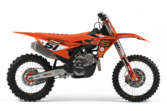 CBS 25 Orange - KTM Full Graphics Kits