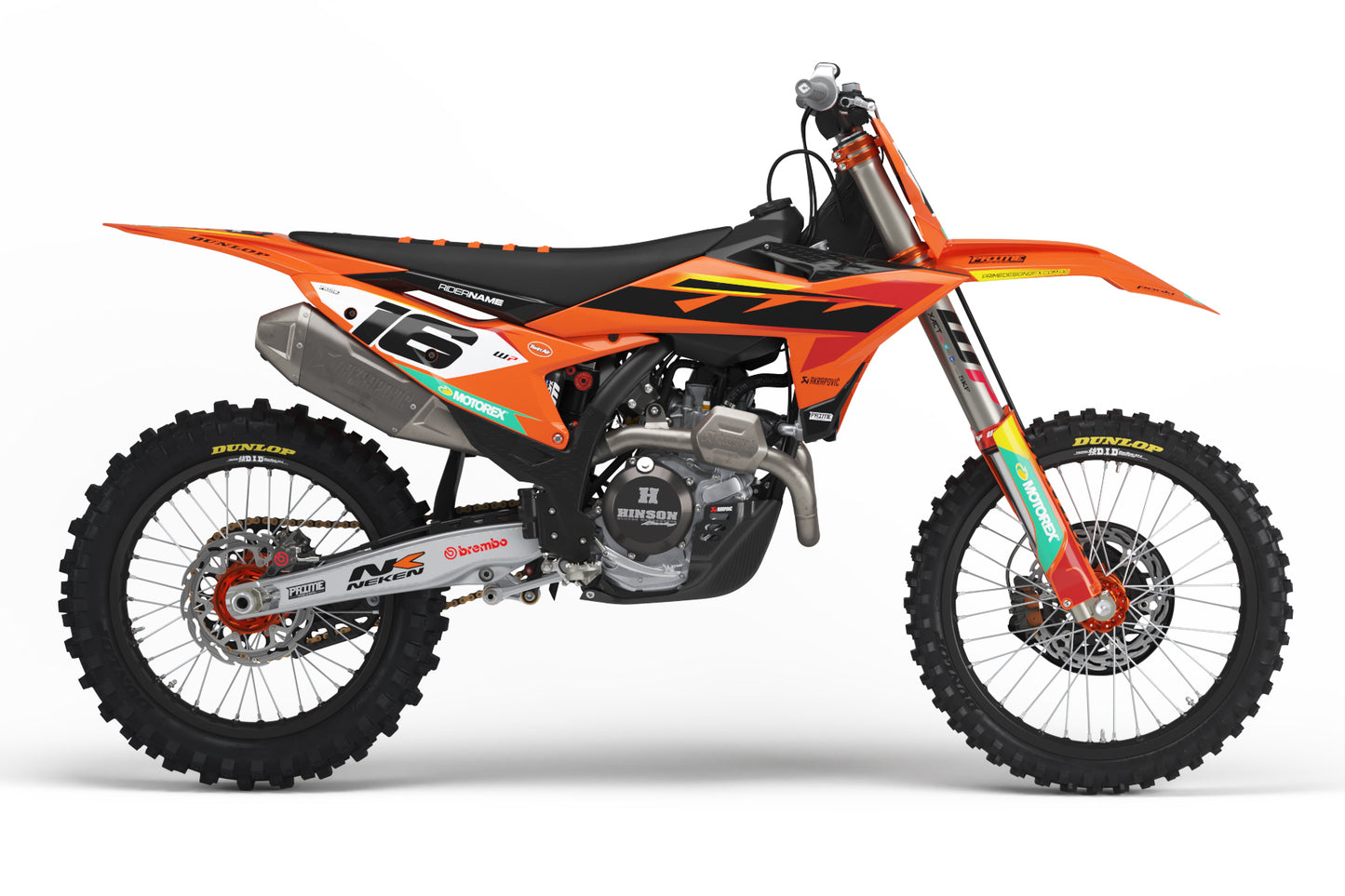 Factory 25 Orange - KTM Full Graphics Kits