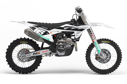 Factory 25 White - KTM Full Graphics Kits