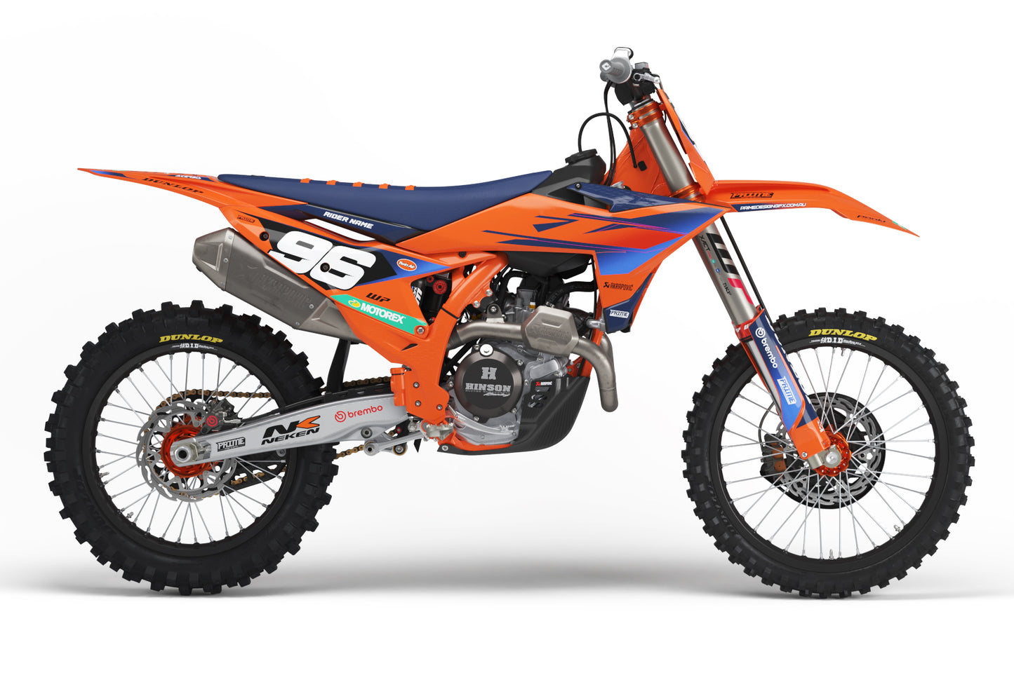 Native Navy - KTM Mini Bike Full Graphics Kits