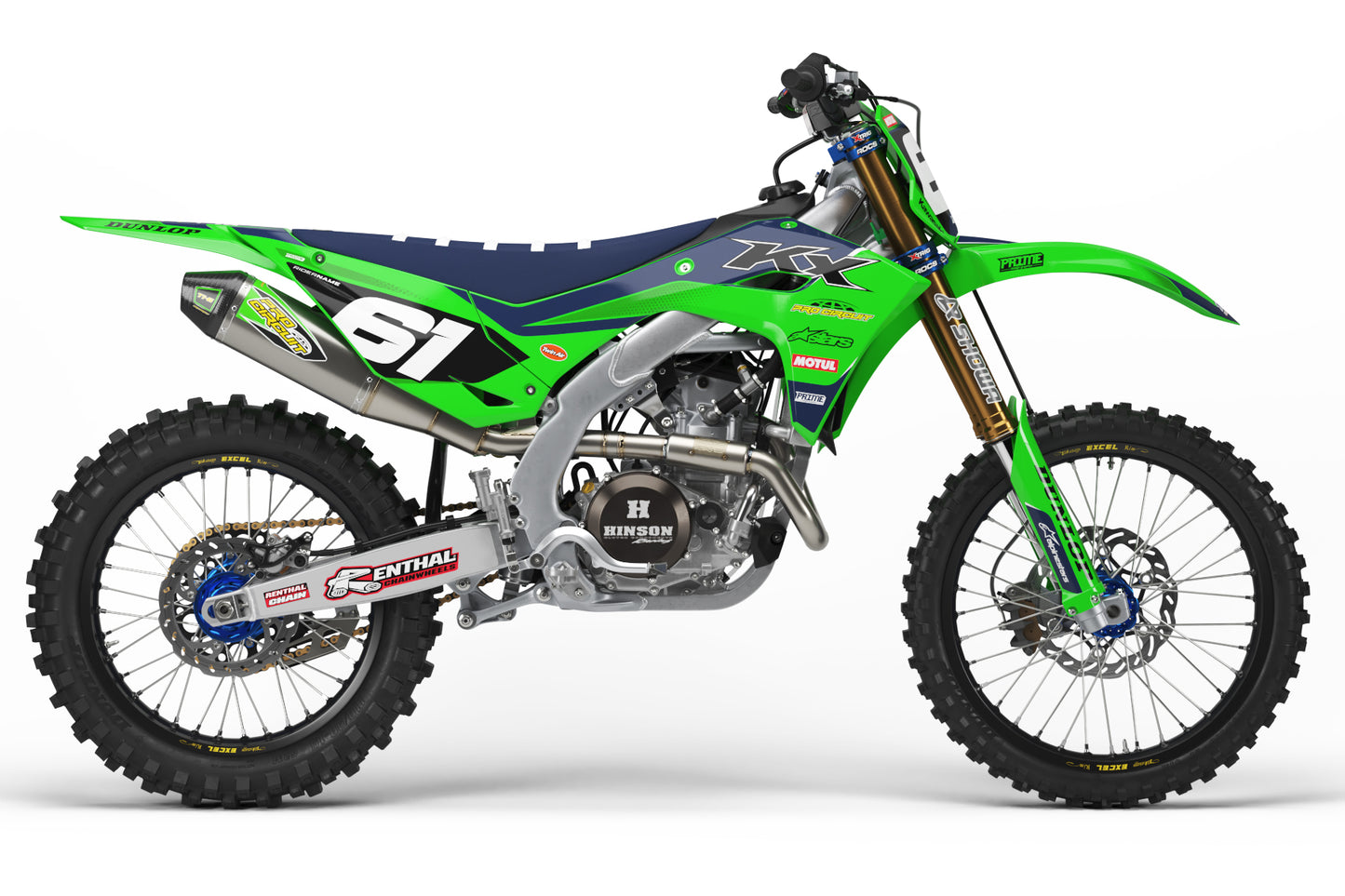 Arrest Green - Kawasaki Full Graphics Kit