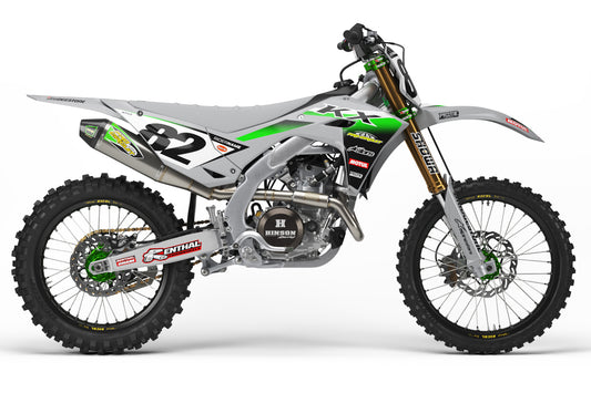 Energy 25 Grey - Kawasaki Full Graphics Kit