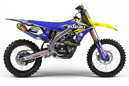 Logic Blue - Suzuki Full Graphics Kit