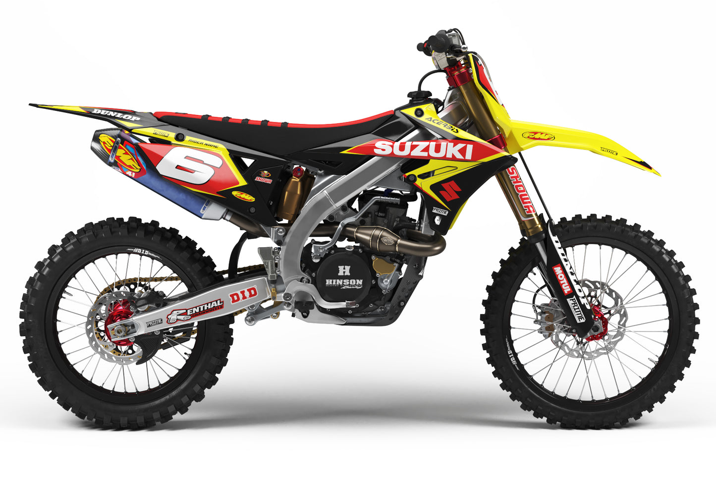 Logic Red - Suzuki Full Graphics Kit