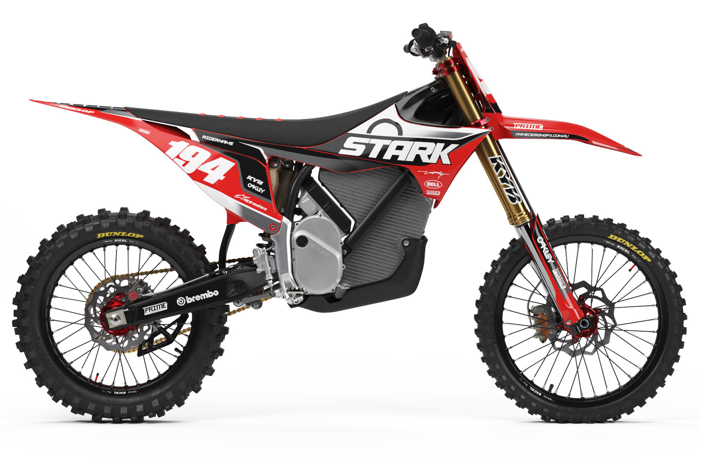 Current Red - Stark Future Full Graphics Kit