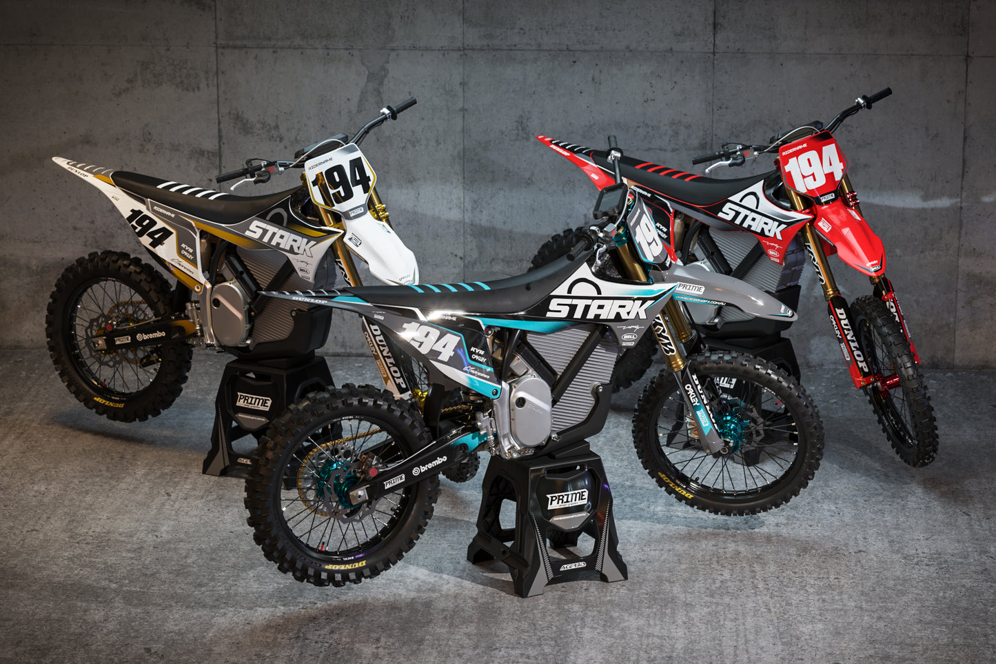 Current White - Stark Future Full Graphics Kit