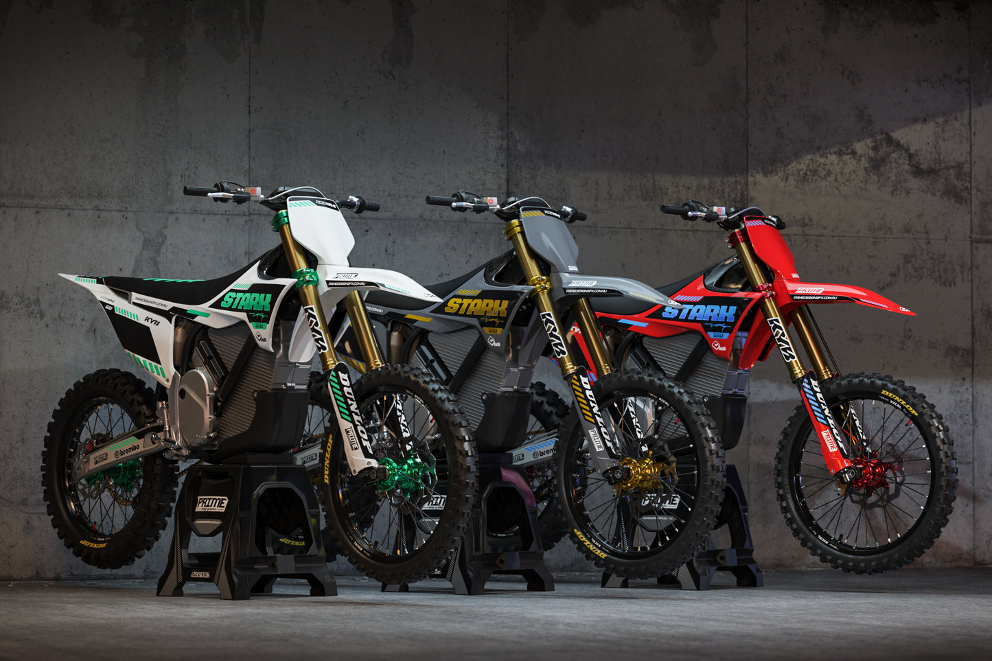 Metric White - Stark Future Full Graphics Kit