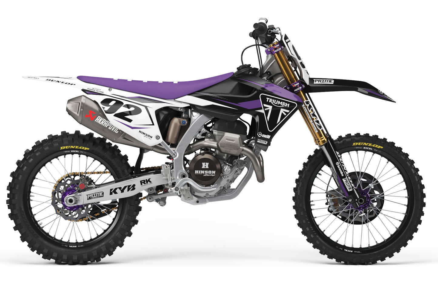 Coup Purple - Triumph Full Graphics Kit